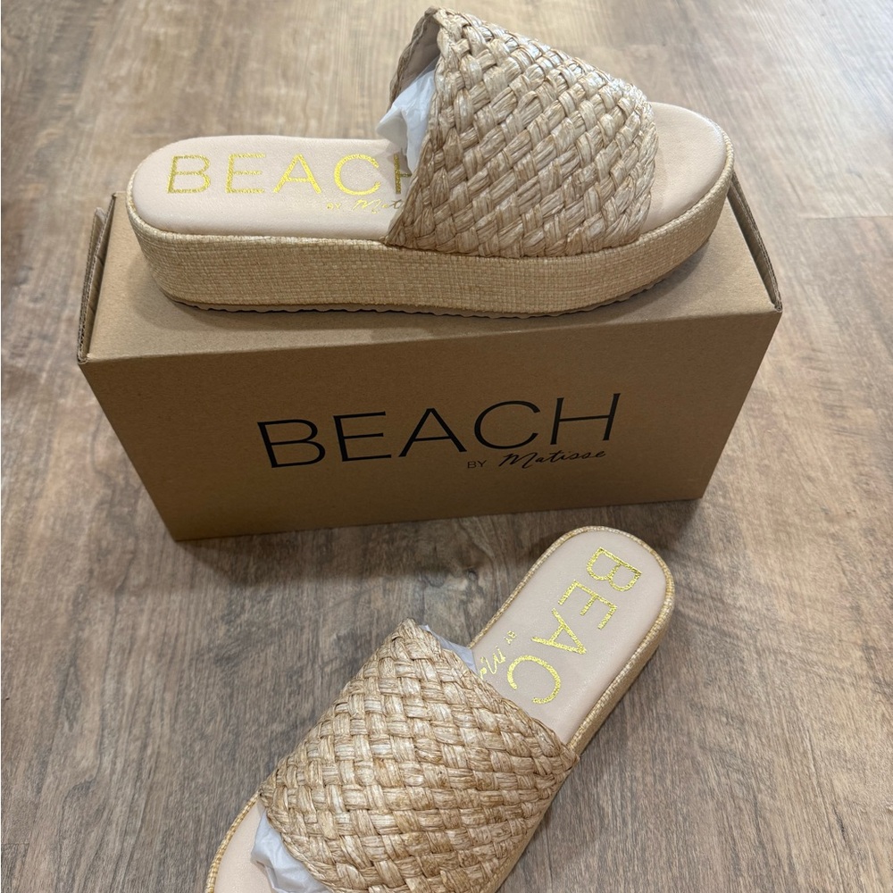 Cairo Platform Sandal - Cream